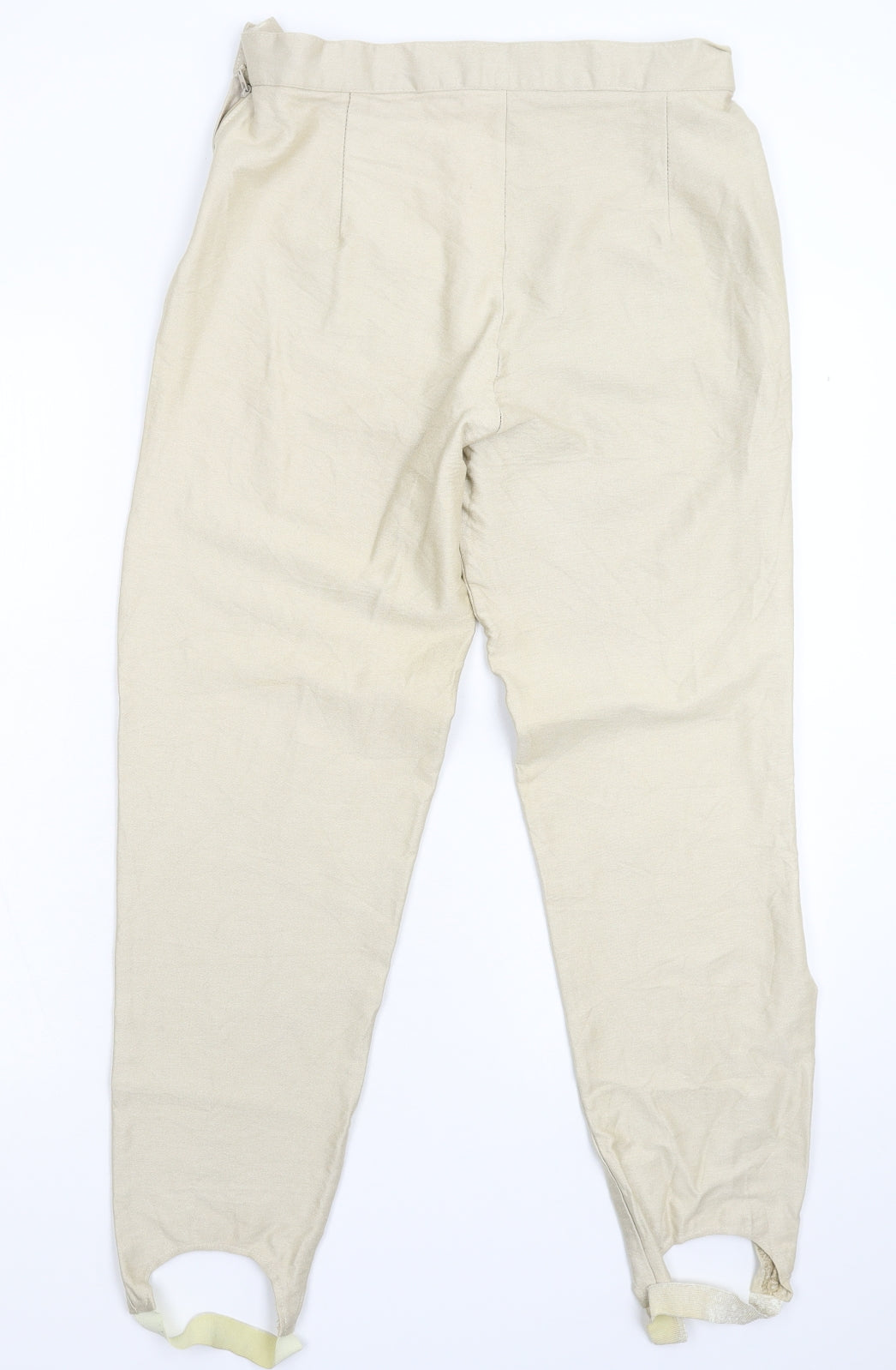 Chlee Womens Beige   Capri Trousers Size 30 in L28 in