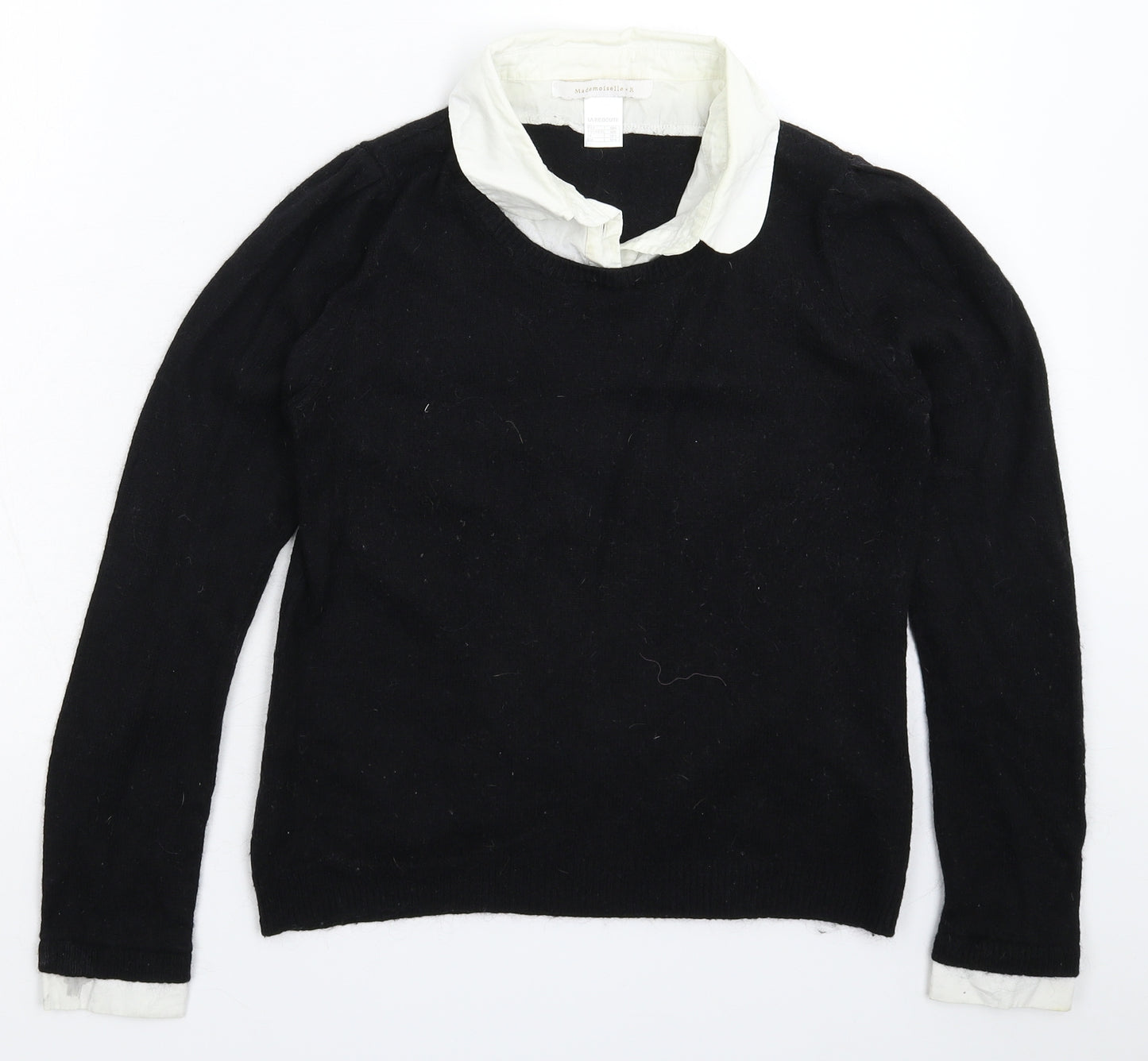 La Redoute Womens Black  Knit Pullover Jumper Size 16
