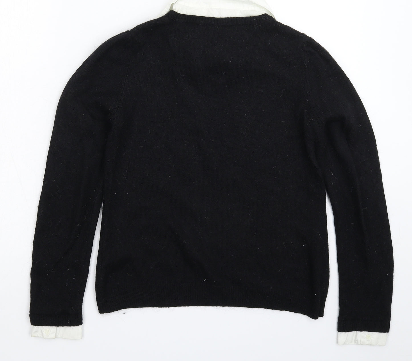 La Redoute Womens Black  Knit Pullover Jumper Size 16