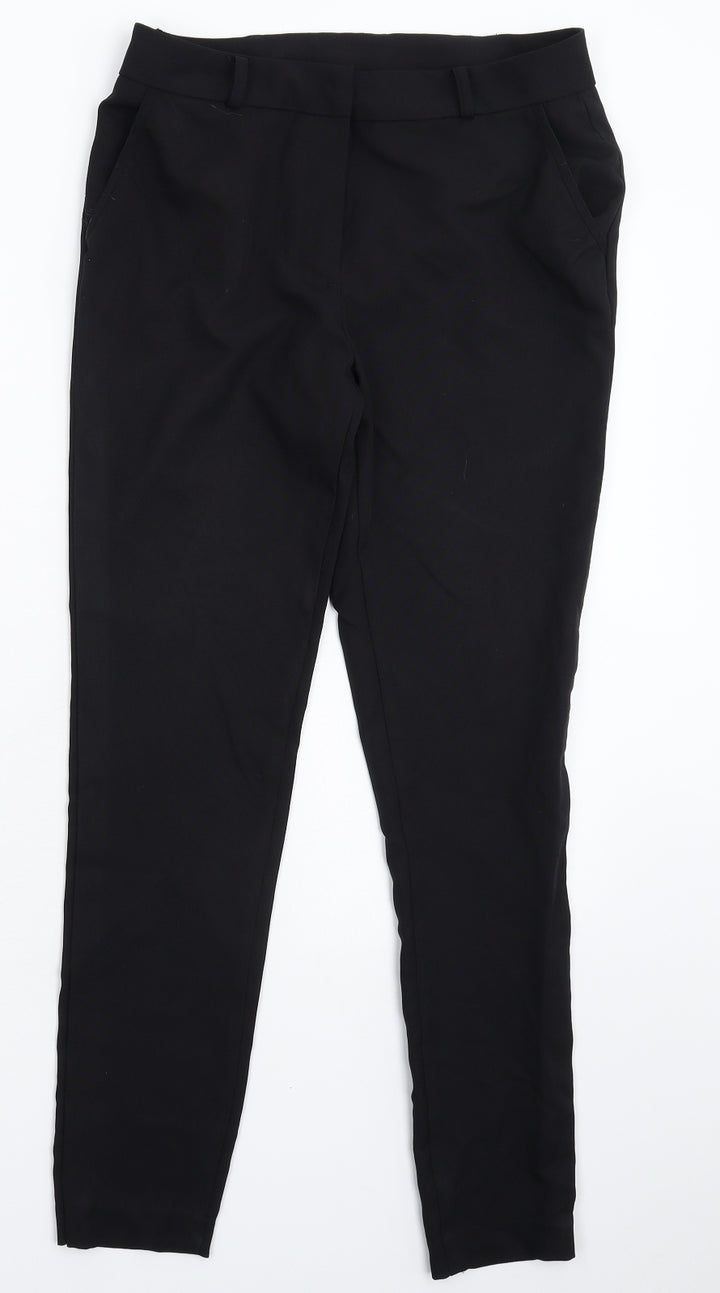 New Look Womens Black Dress Pants Trousers Size 10 L28 in