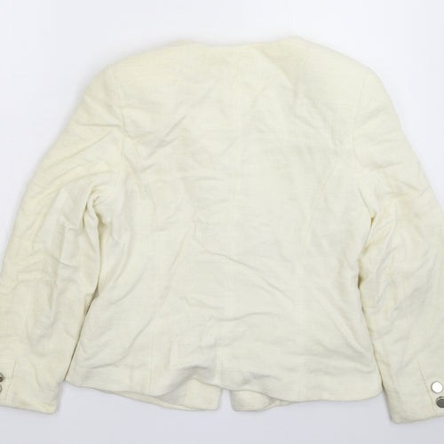 Mode Womens White   Jacket Blazer Size 12