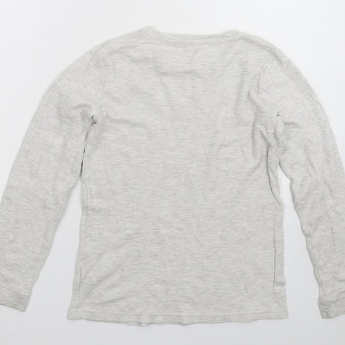 TU Boys Grey  Knit Pullover Jumper Size 12 Years