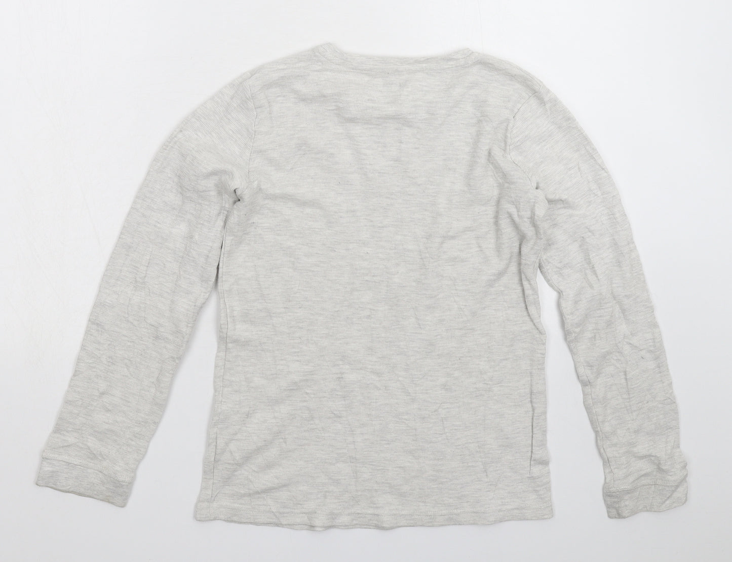 TU Boys Grey  Knit Pullover Jumper Size 12 Years