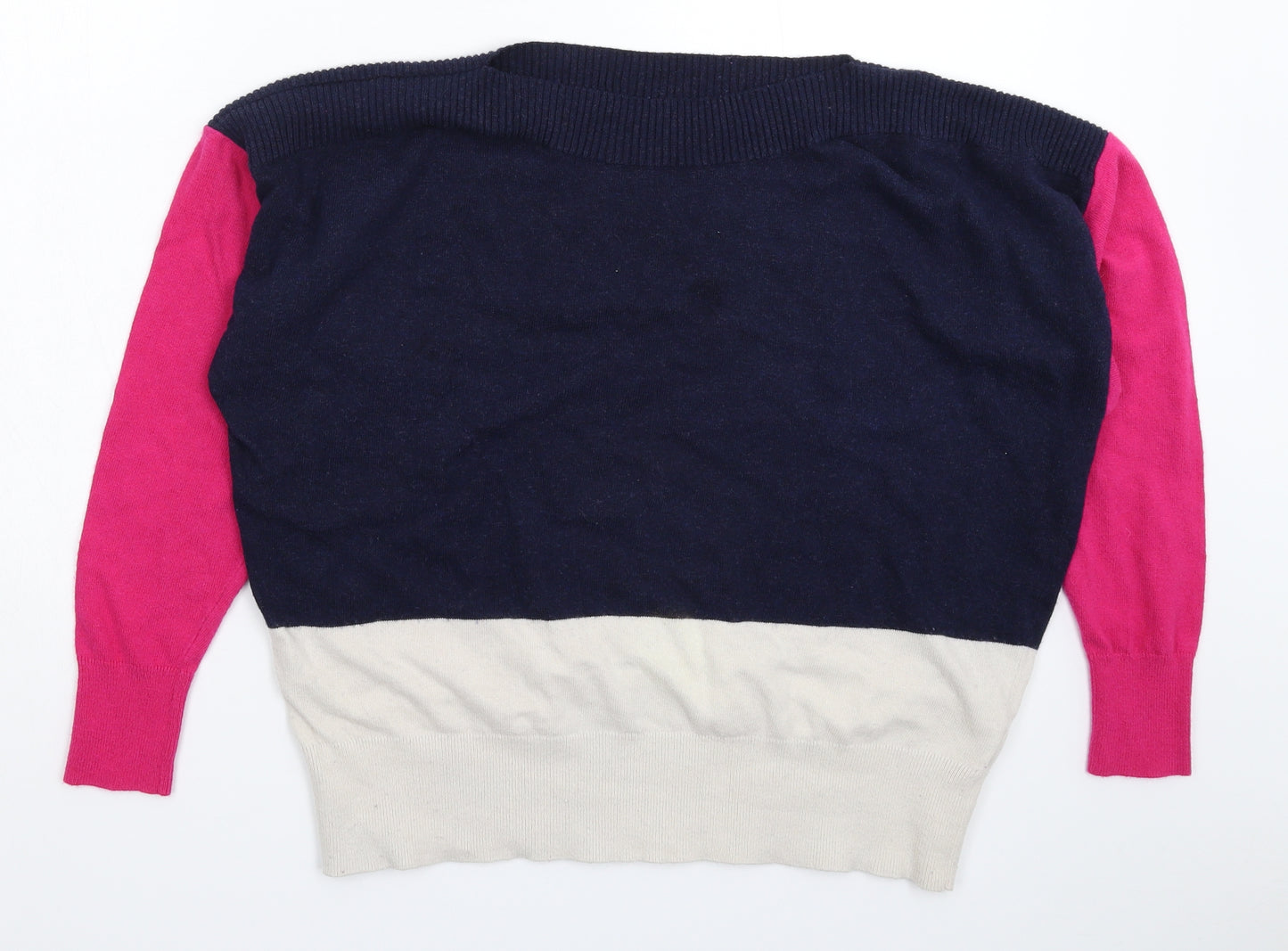 Phase Eight Womens Multicoloured  Knit Pullover Jumper Size XL