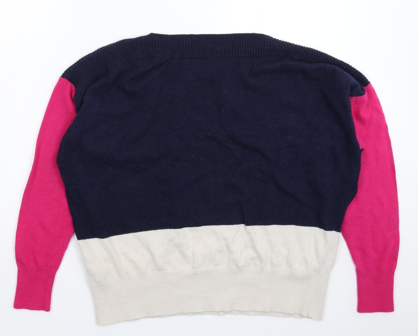 Phase Eight Womens Multicoloured  Knit Pullover Jumper Size XL