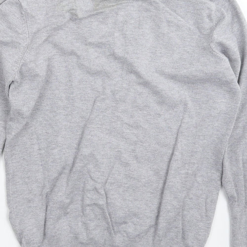 M&Co Womens Grey  Knit Pullover Jumper Size M