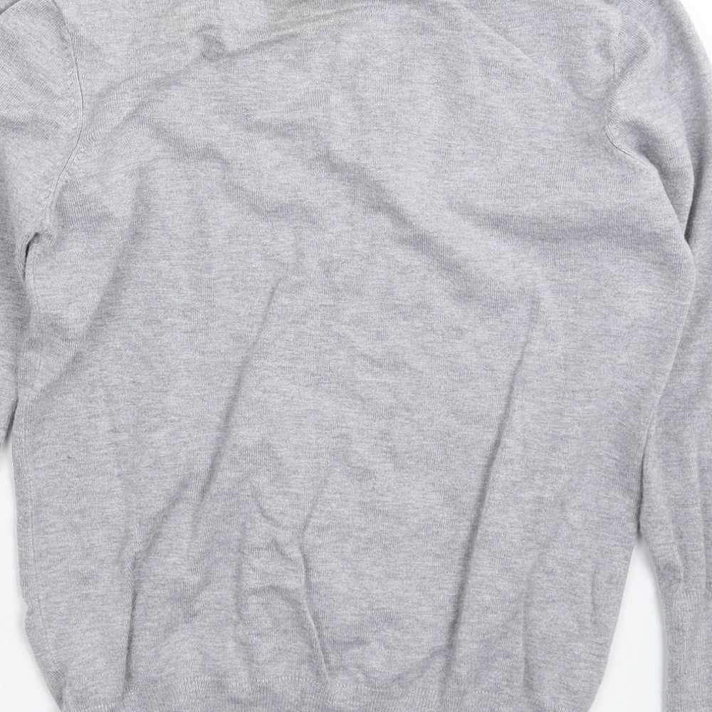 M&Co Womens Grey  Knit Pullover Jumper Size M