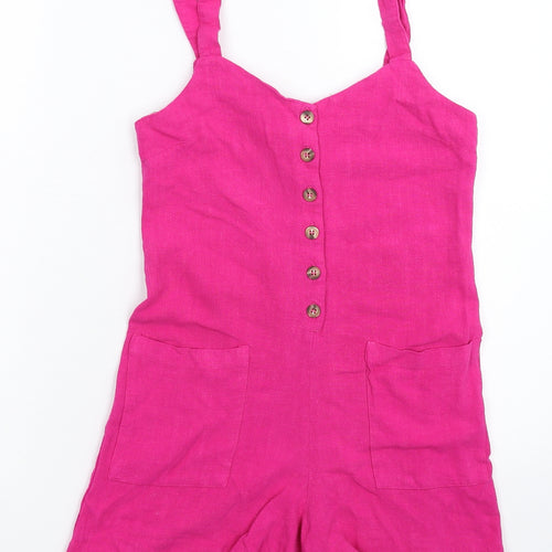 Primark Womens Pink   Jumpsuit One-Piece Size 8 L3 in