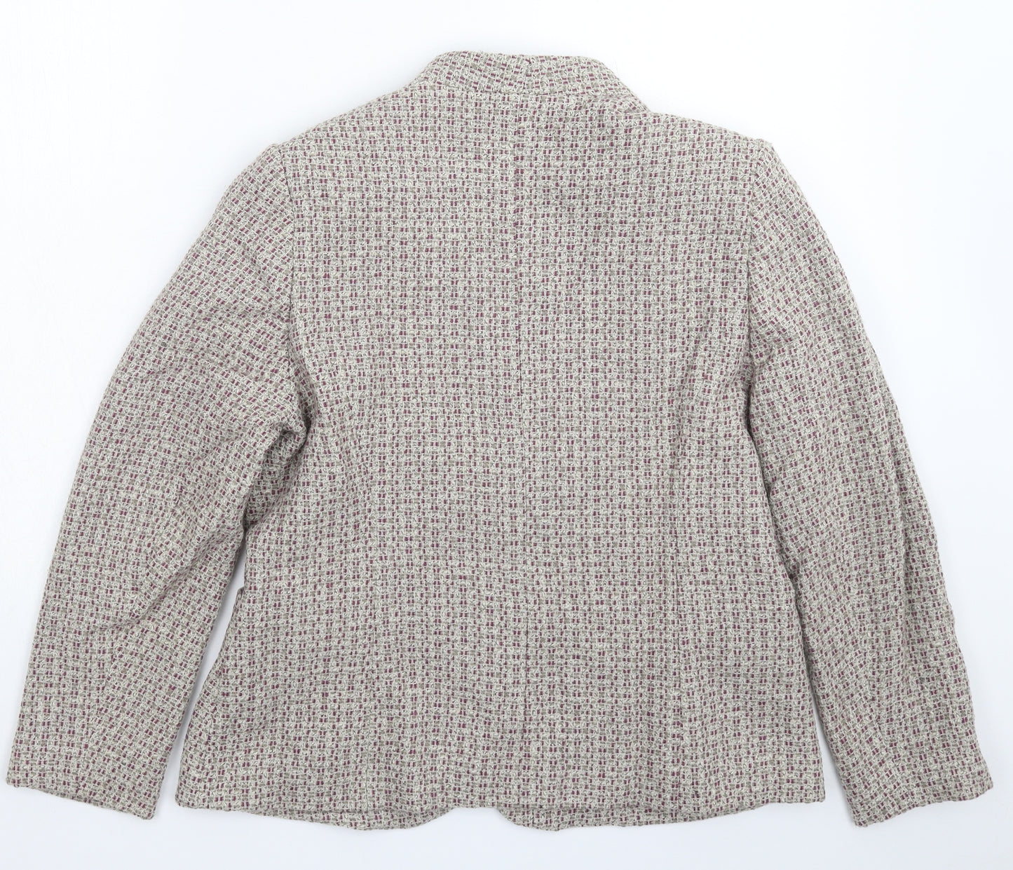 Eastex Womens Grey Check  Jacket Blazer Size 18