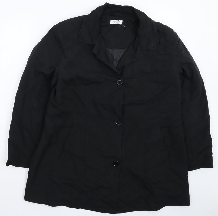 Special Collection Womens Black   Jacket Coat Size 14