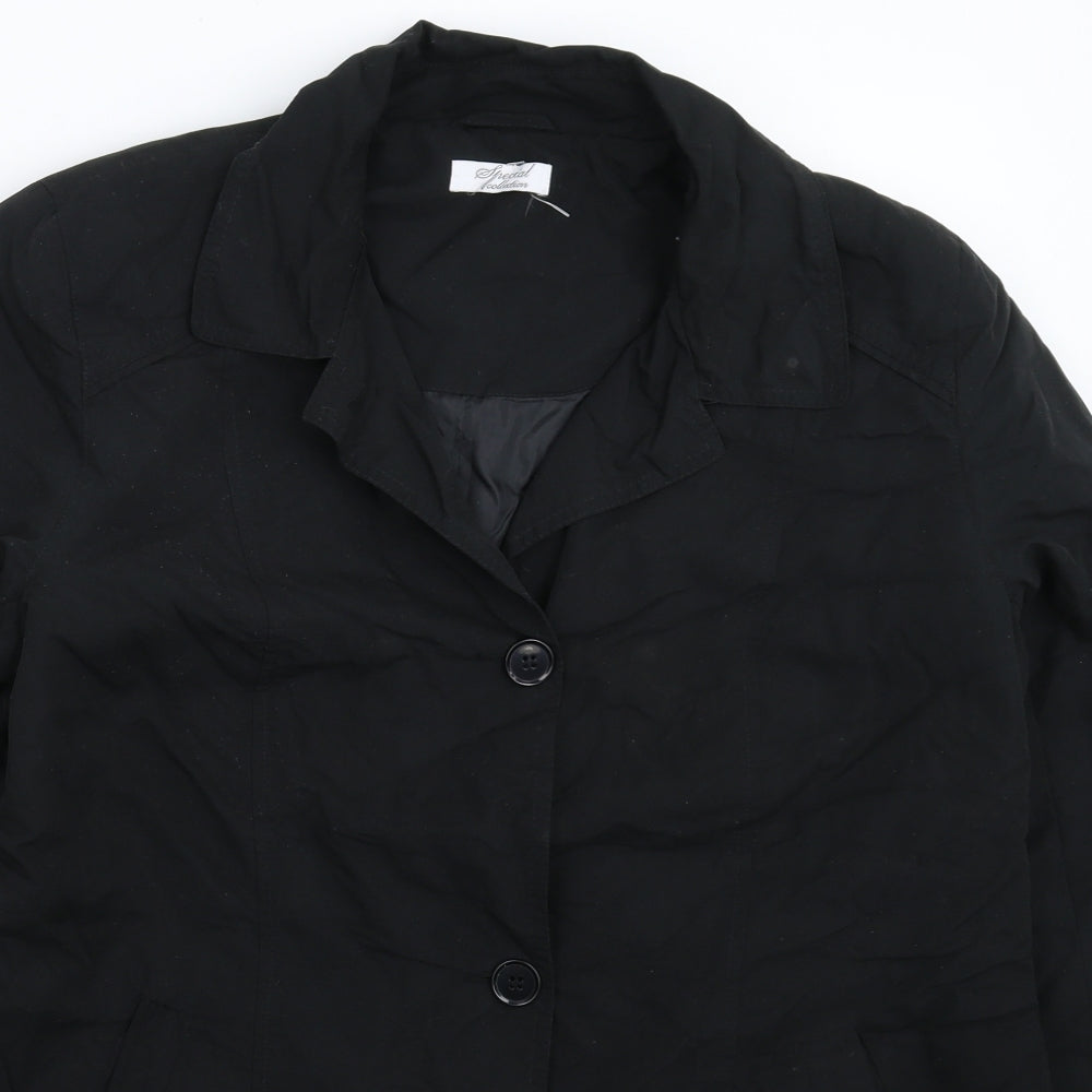 Special Collection Womens Black   Jacket Coat Size 14