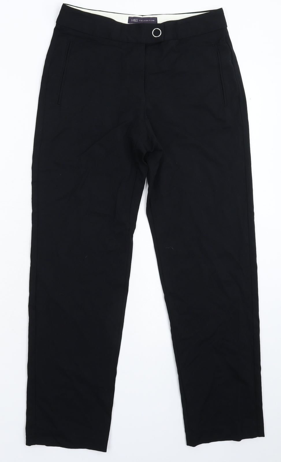 Marks and Spencer Womens Blue   Trousers  Size 8 L25 in
