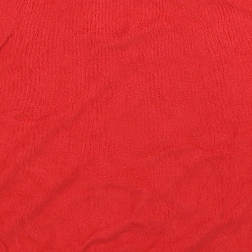 New Look Womens Red  Fleece Pullover Jumper Size S
