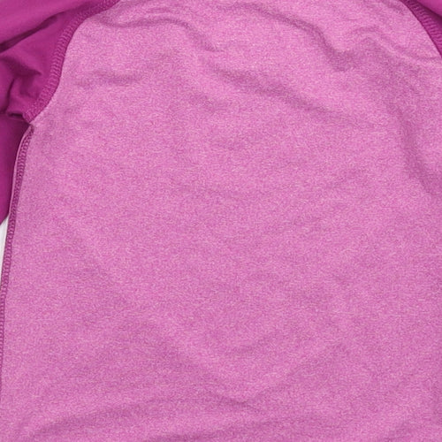 Crane Girls Purple   Basic T-Shirt Size 5-6 Years