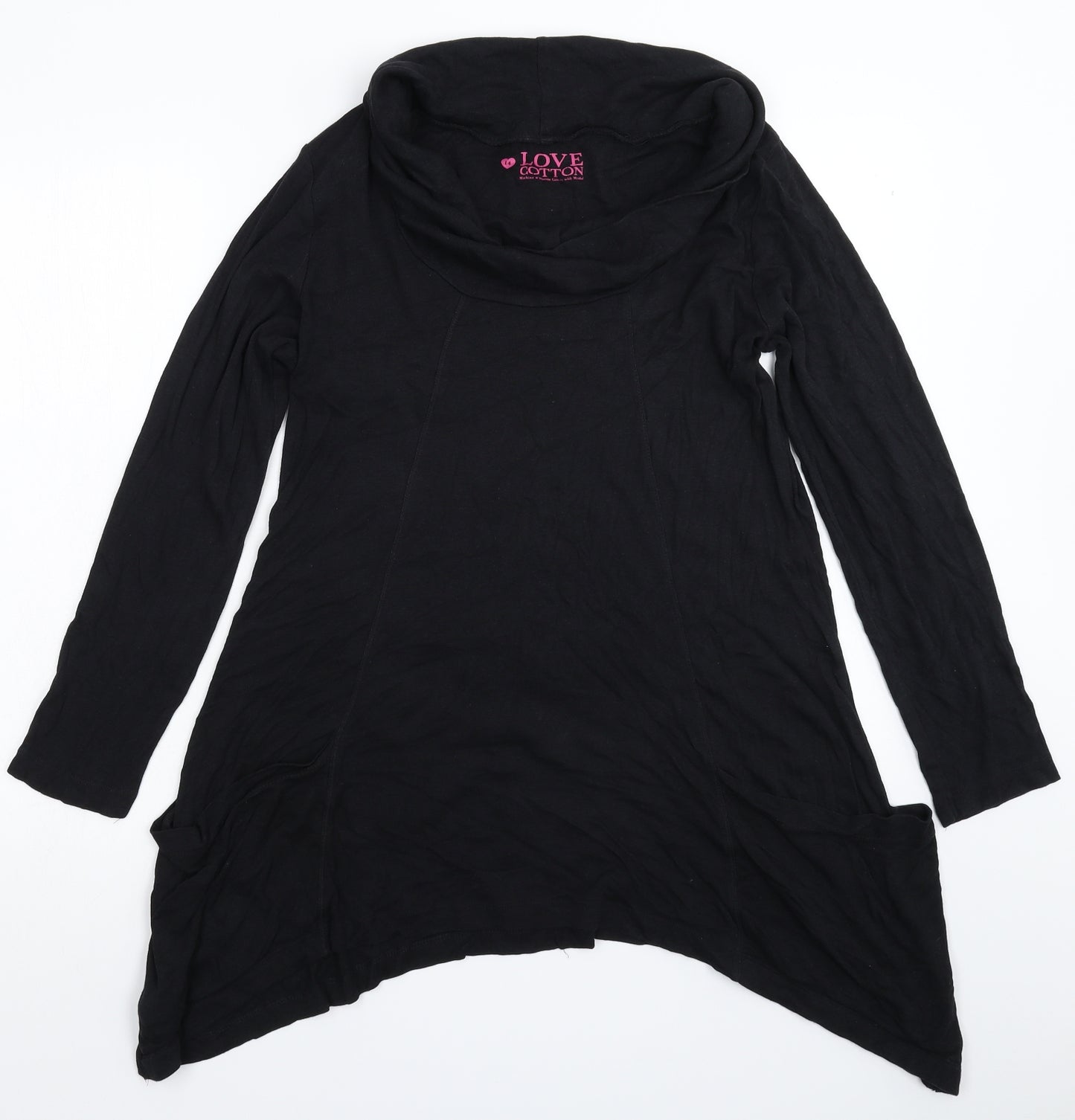 BHS Womens Black  Knit Pullover Jumper Size 18