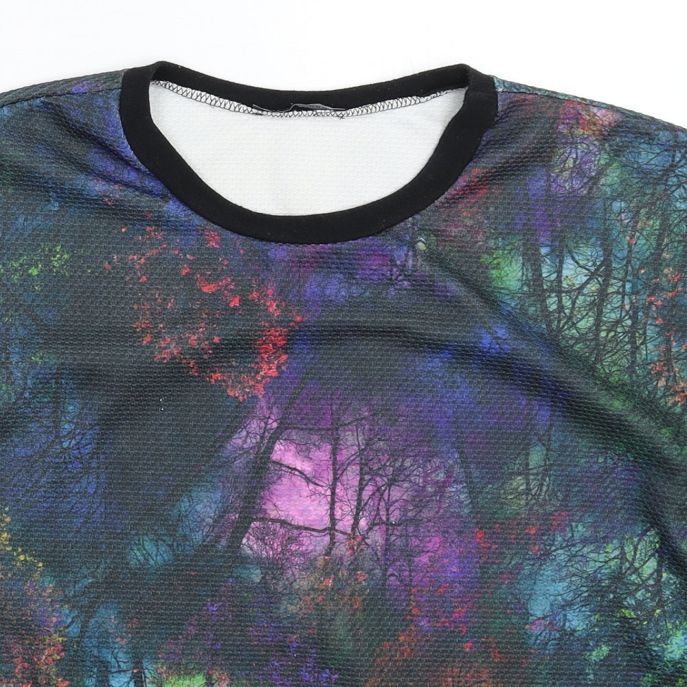 QED London Womens Multicoloured   Pullover Sweatshirt Size 14  - Oversized