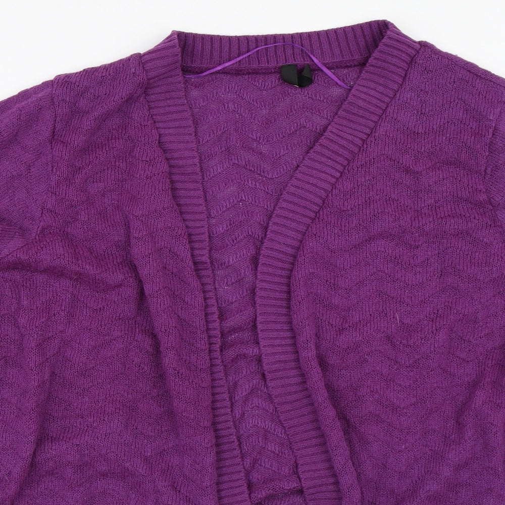 Preworn Womens Purple   Cardigan Jumper Size 22