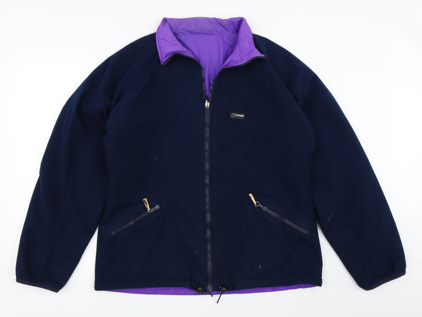 Preworn Womens Blue  Fleece Jacket  Size XL