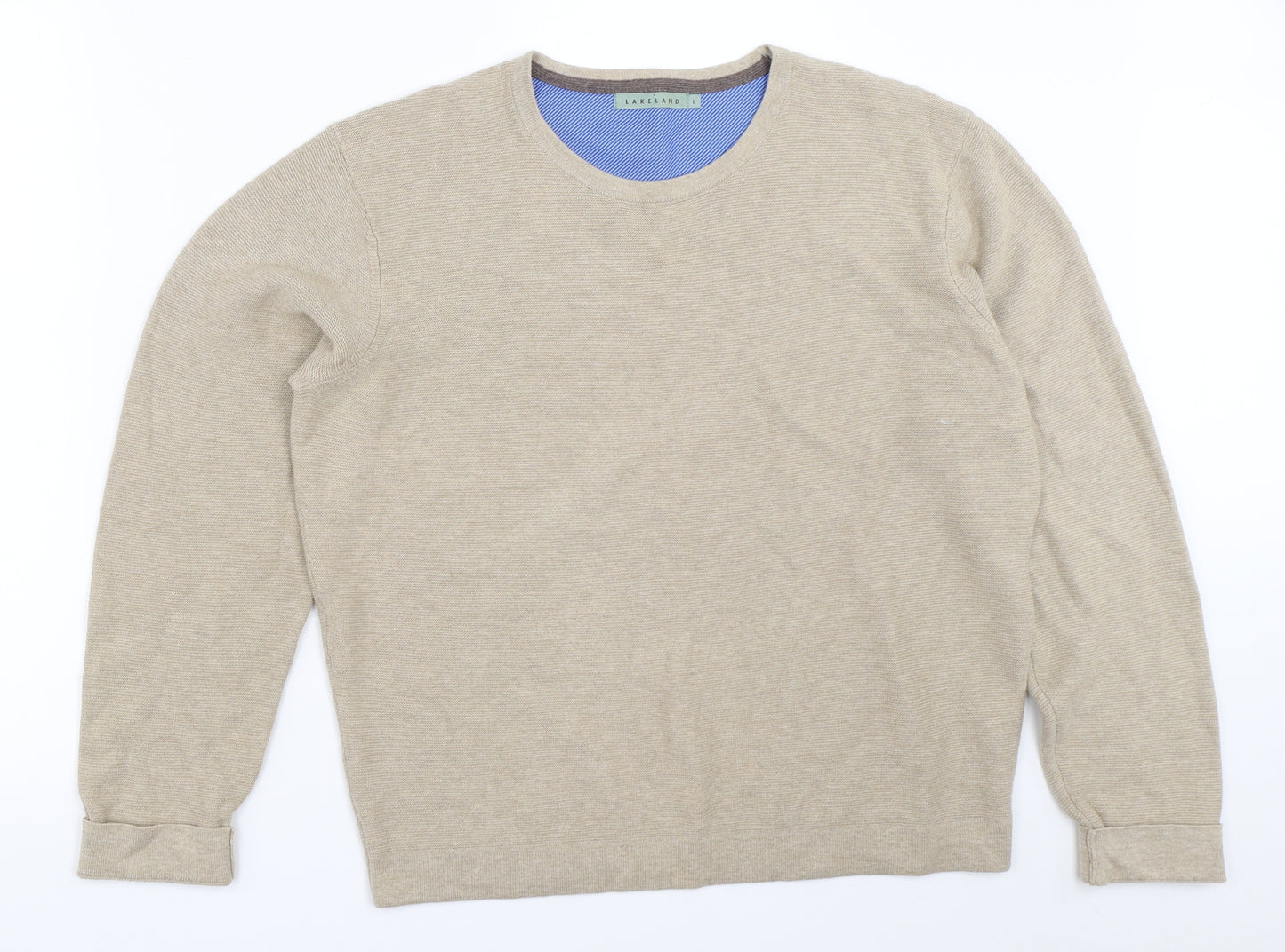 Lakeland Womens Beige   Pullover Jumper Size L