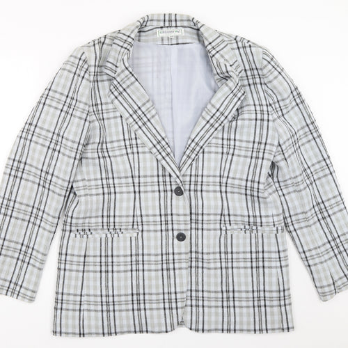 Gregory Pat Womens Grey   Jacket Blazer Size 44