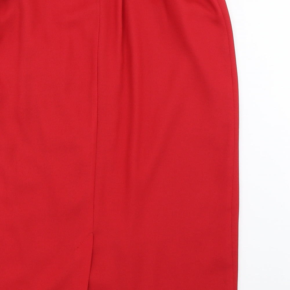 Berkertex Womens Red   Straight & Pencil Skirt Size 14