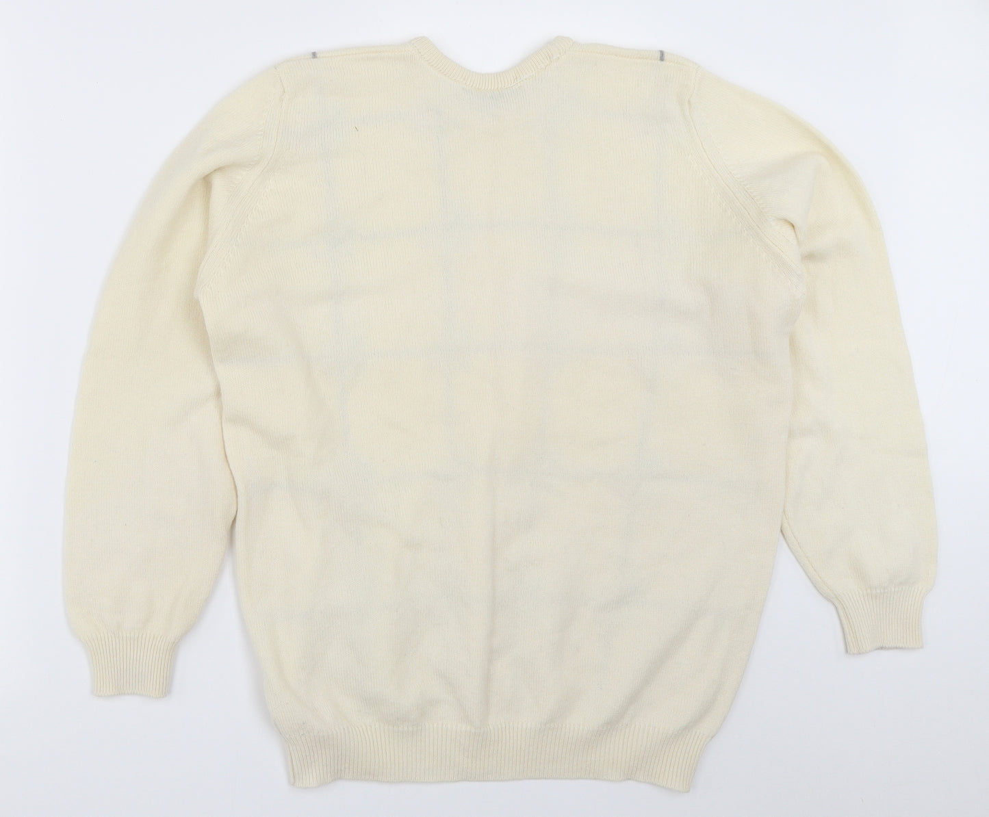 Lyle & Scott Womens Ivory   Pullover Jumper Size M