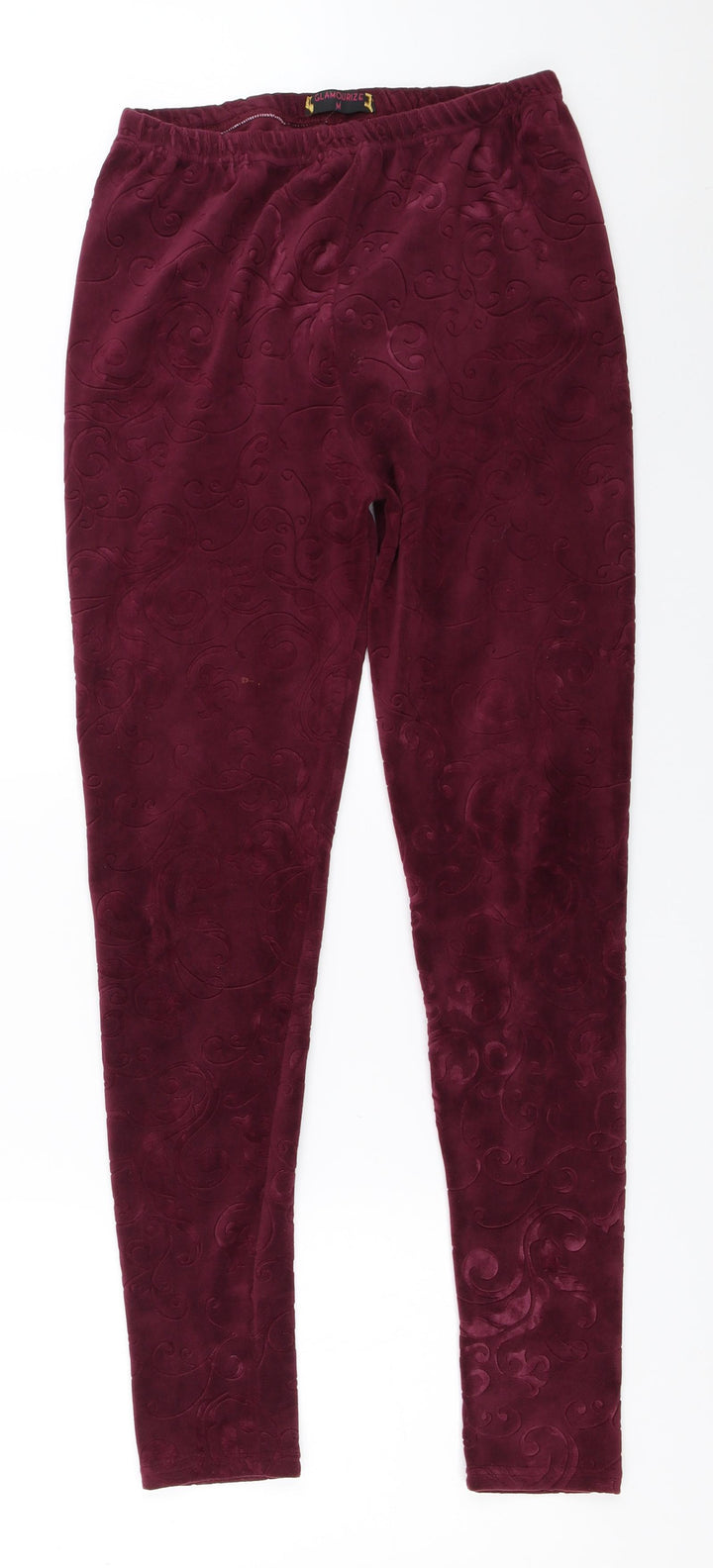 Glamourize Womens Purple Capri Leggings Size M L29 in