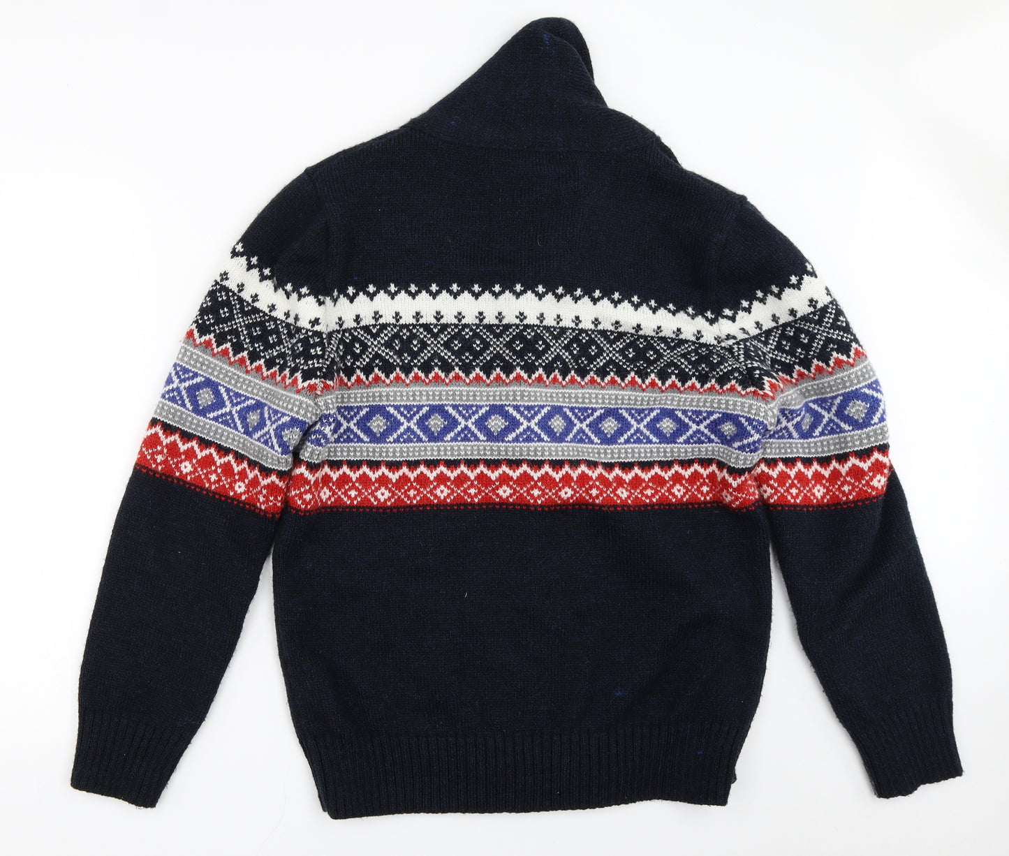 Superdry Mens Blue   Cardigan Jumper Size 2XL