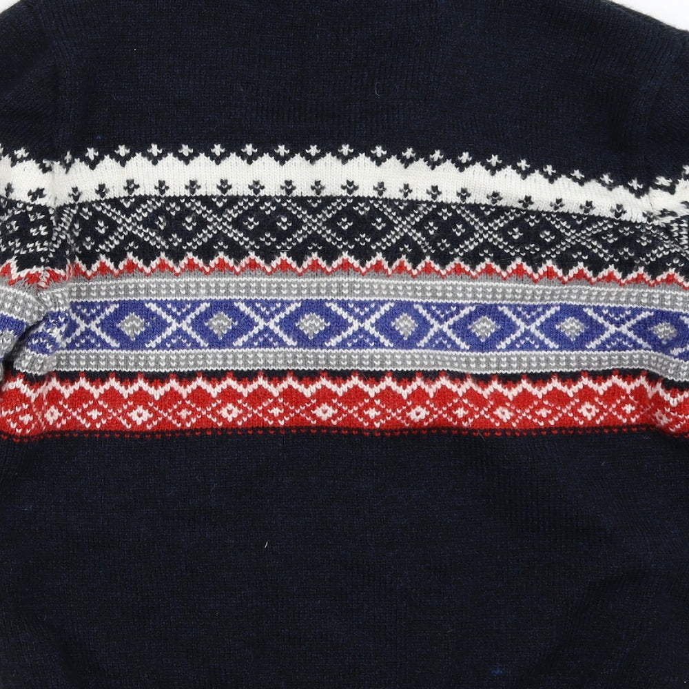 Superdry Mens Blue   Cardigan Jumper Size 2XL