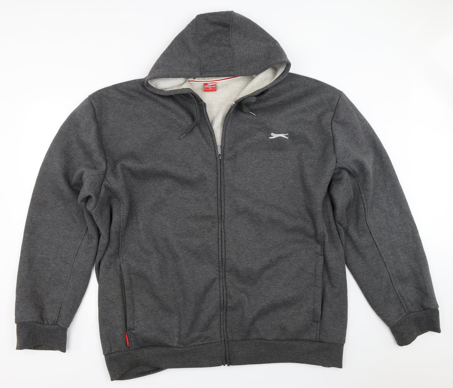 Slazenger Mens Grey   Full Zip Hoodie Size 4XL