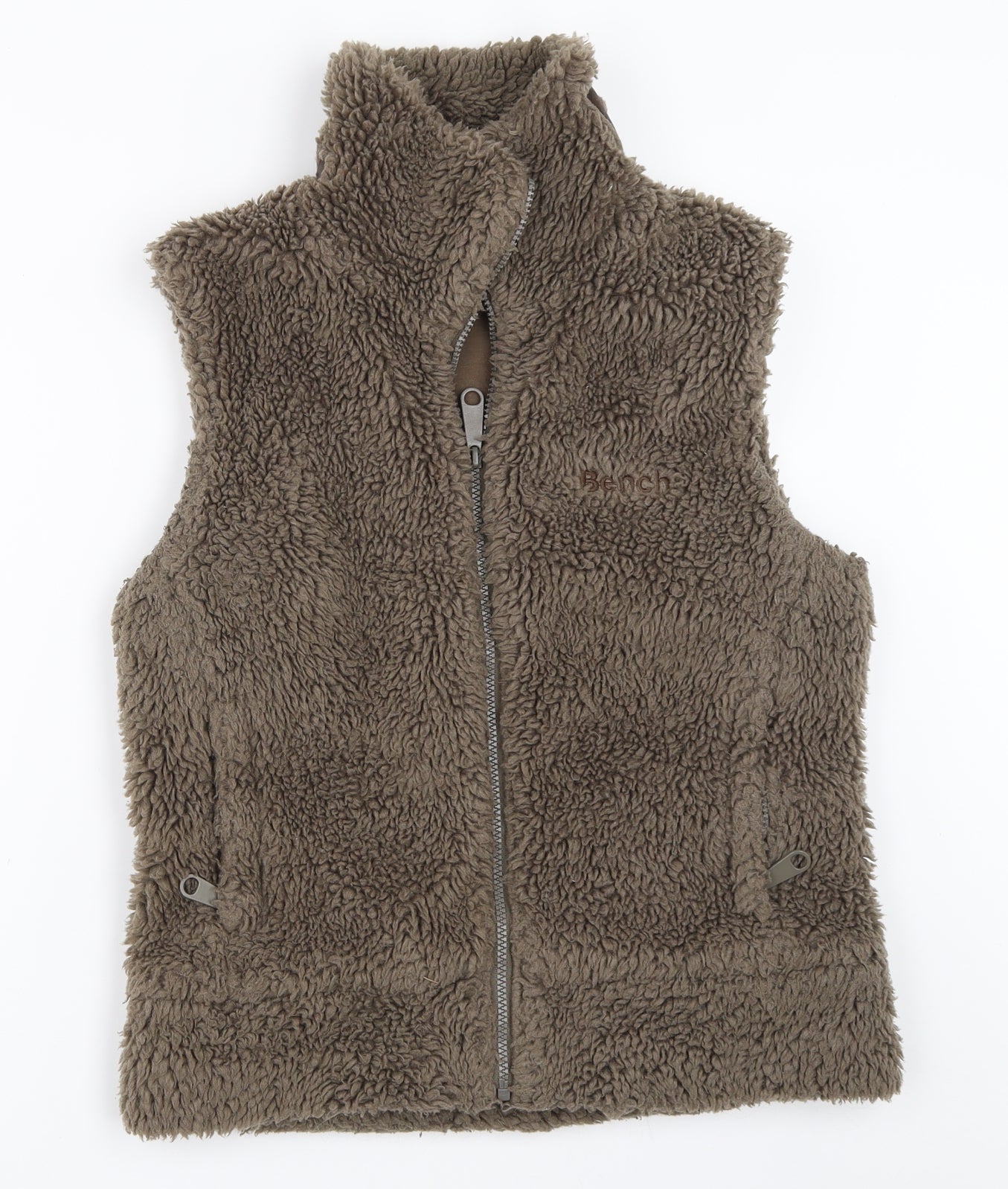 Bench Womens Brown   Gilet Coat Size L