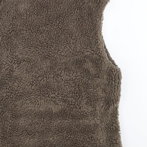 Bench Womens Brown   Gilet Coat Size L