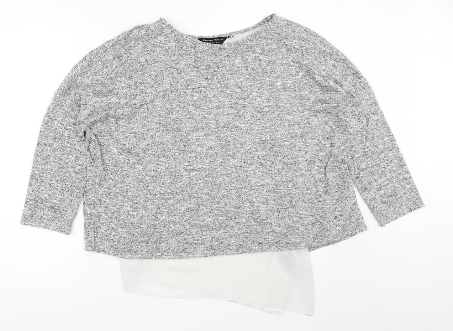 Dorothy Perkins Womens Grey   Pullover Jumper Size 16