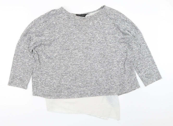 Dorothy Perkins Womens Grey   Pullover Jumper Size 16