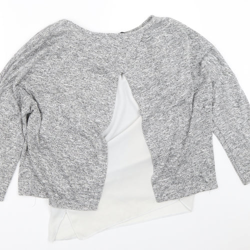 Dorothy Perkins Womens Grey   Pullover Jumper Size 16