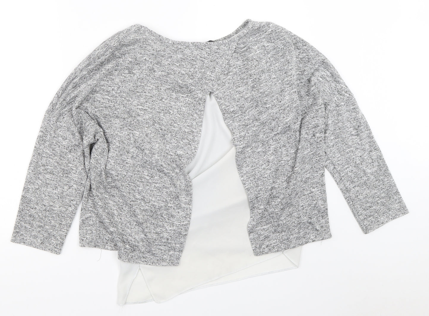 Dorothy Perkins Womens Grey   Pullover Jumper Size 16