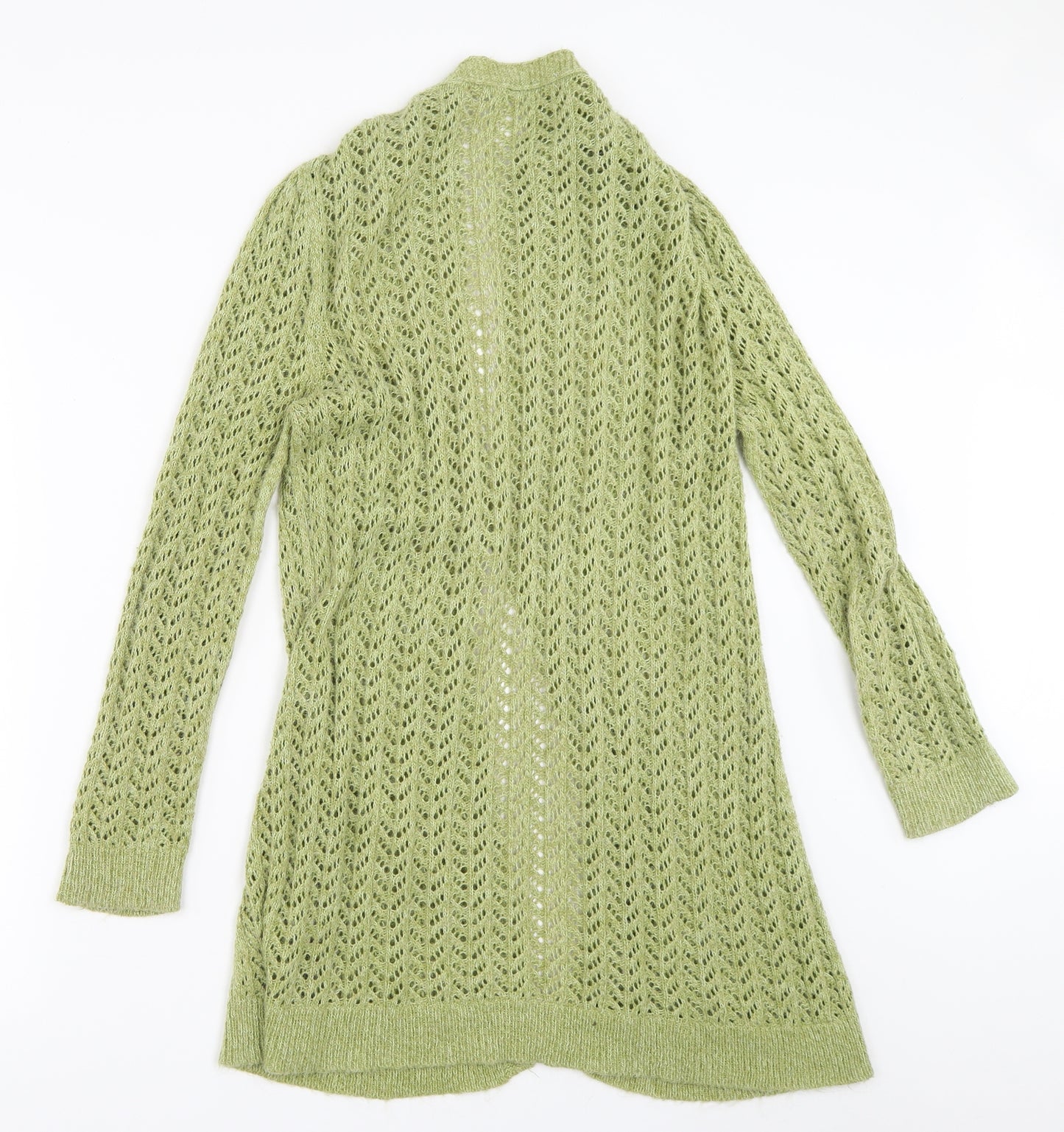 M&Co Womens Green   Cardigan Jumper Size L