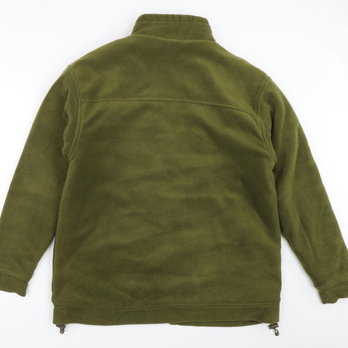 EWM Mens Green  Fleece Jacket Coat Size M