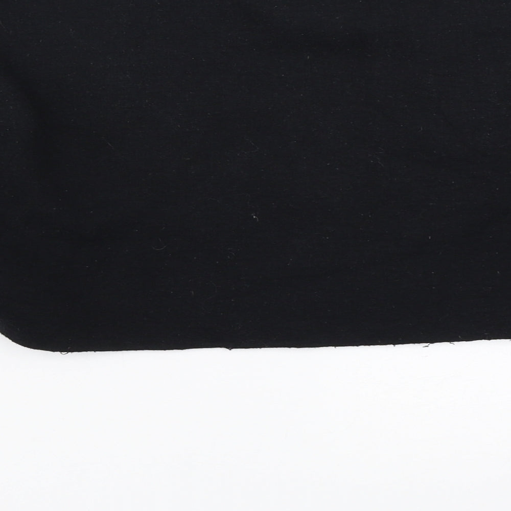 PRETTYLITTLETHING Womens Black   Pullover Sweatshirt Size S