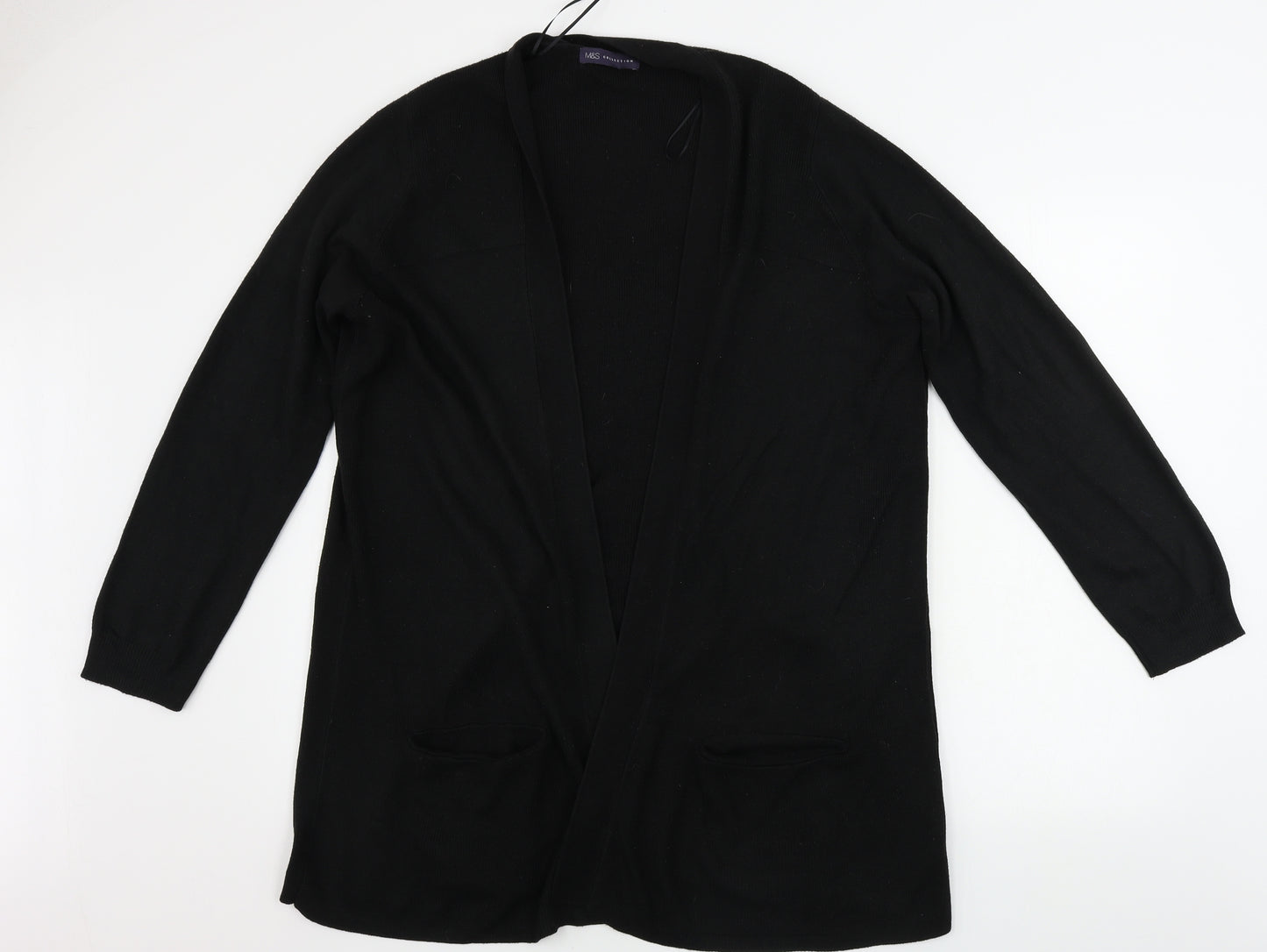 Marks and Spencer  Womens Black   Cape Jumper Size XL
