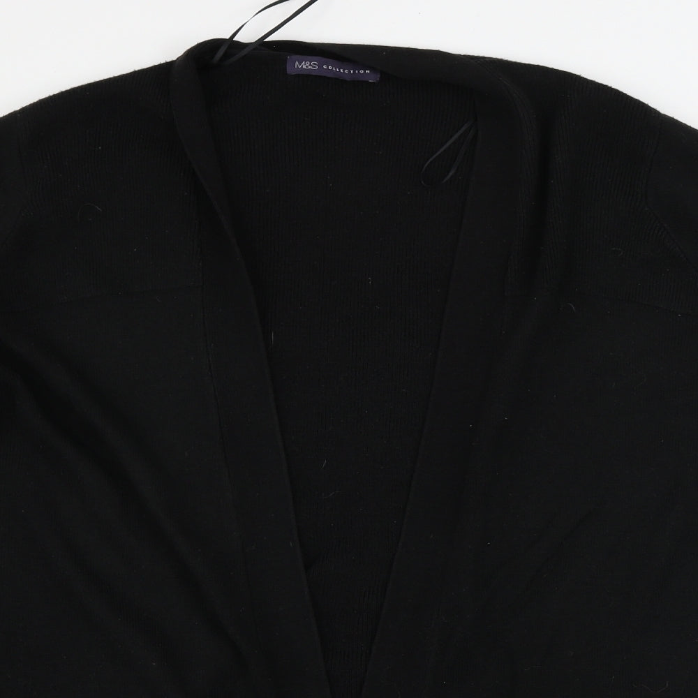 Marks and Spencer  Womens Black   Cape Jumper Size XL