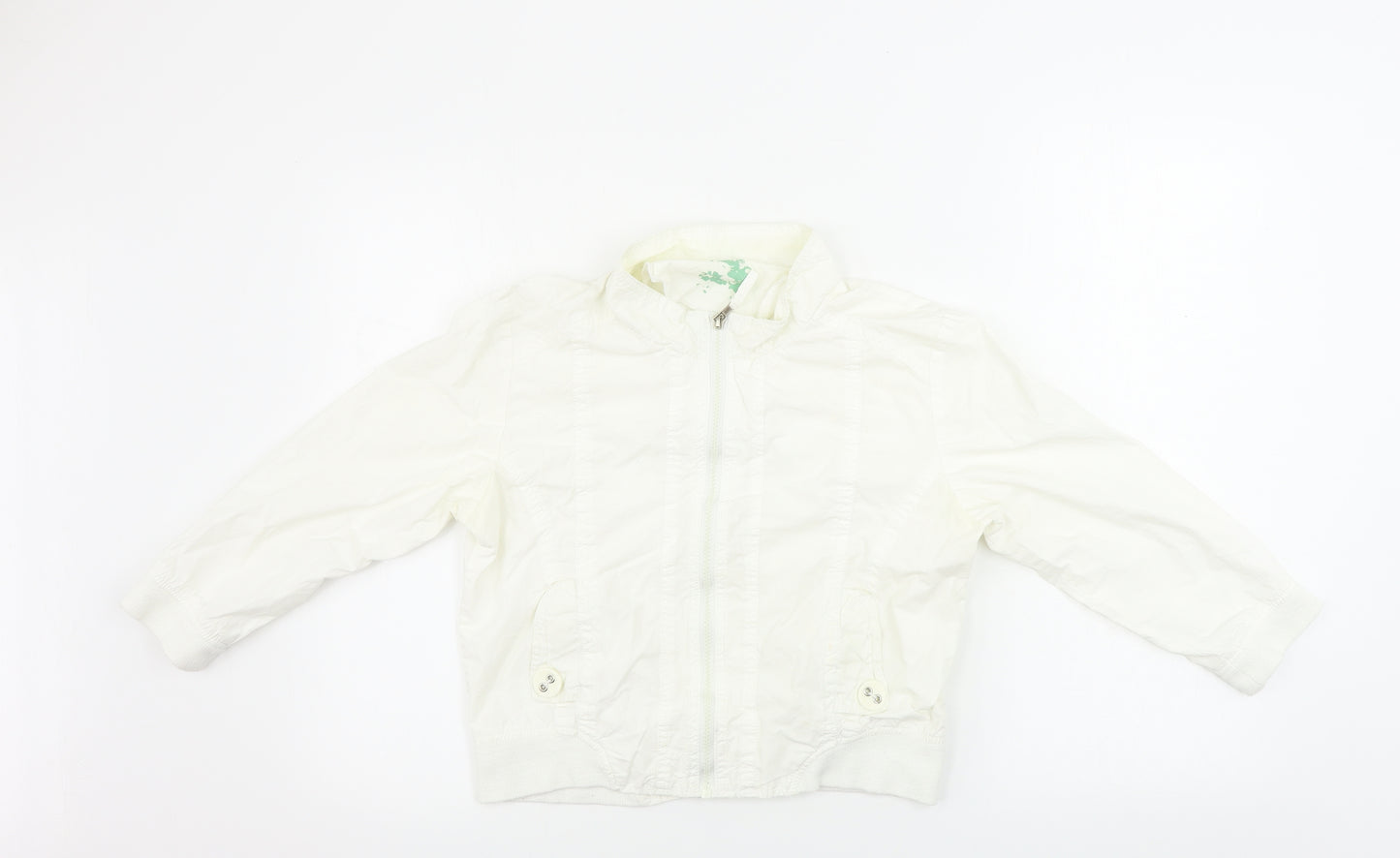 Preworn Womens White   Jacket Coat Size 12
