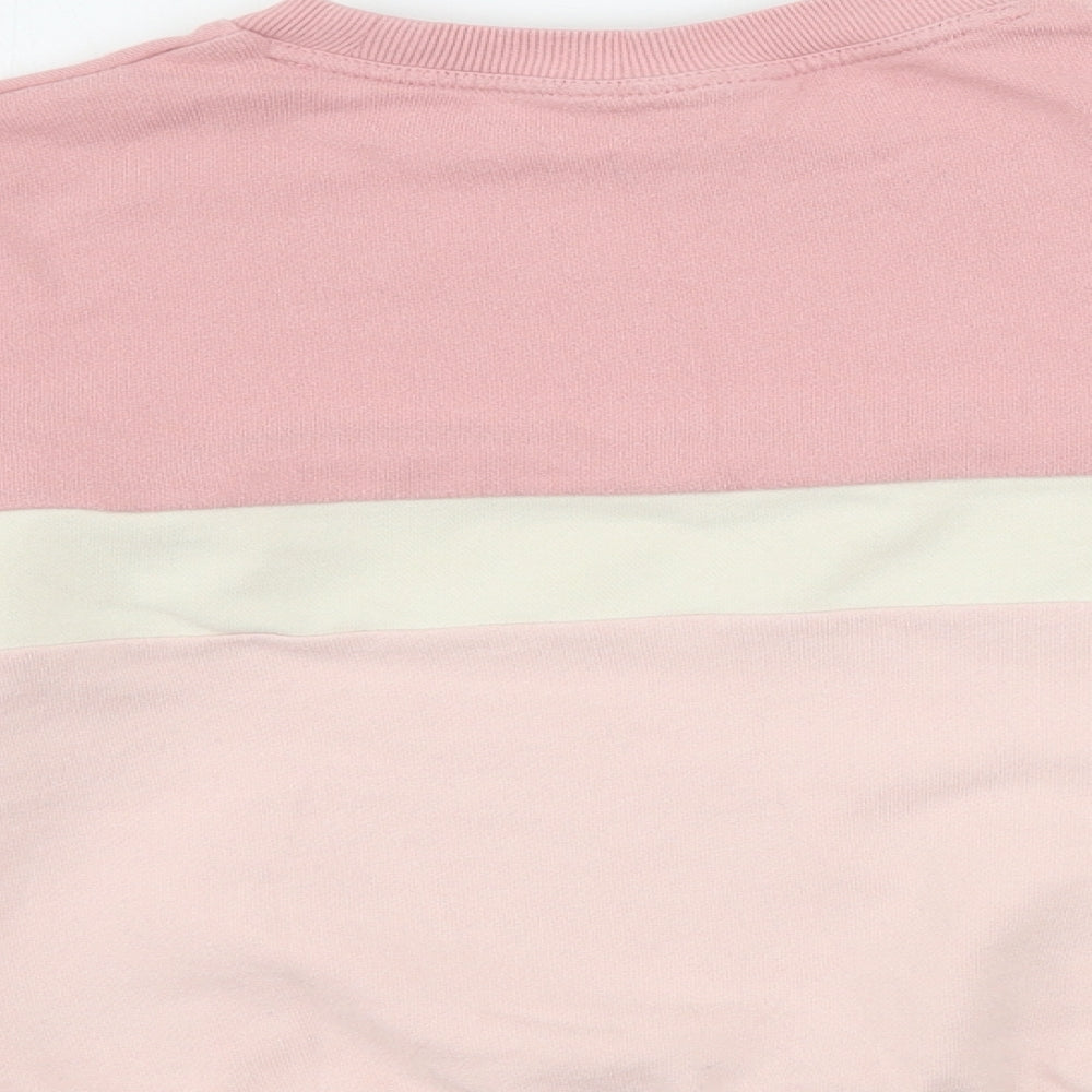 H&M  Girls Pink   Pullover Jumper Size 8-9 Years
