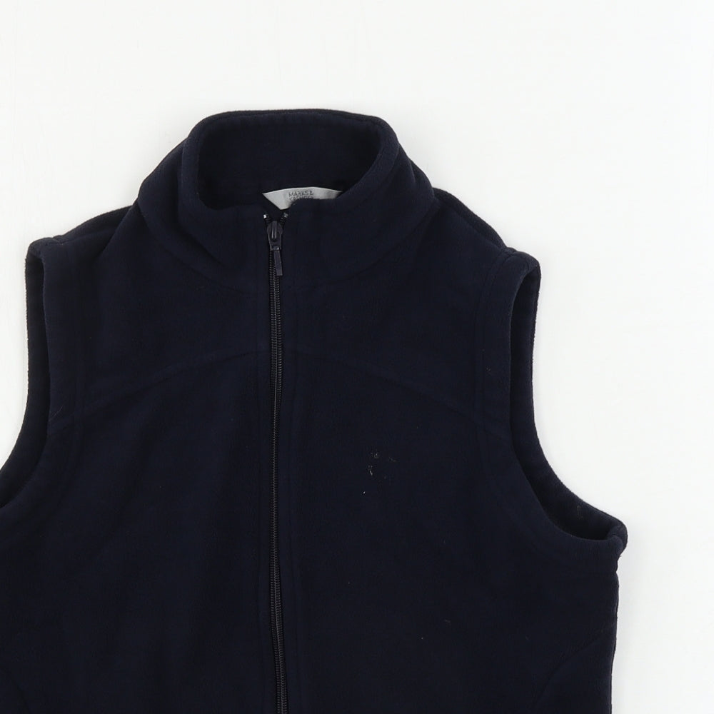 Marks and Spencer  Womens Blue   Gilet Coat Size 14