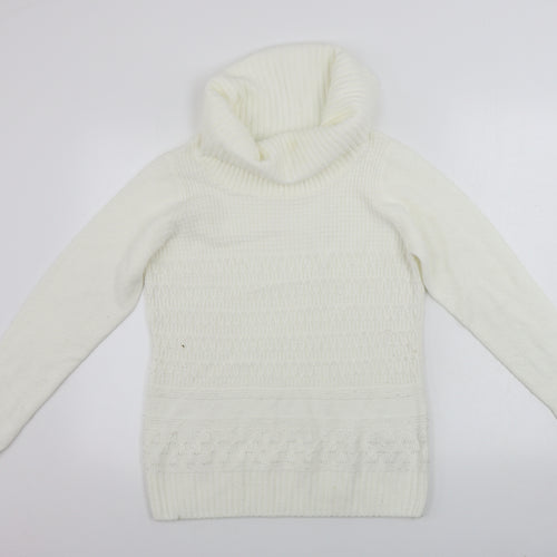 EWM Womens Ivory   Pullover Jumper Size L