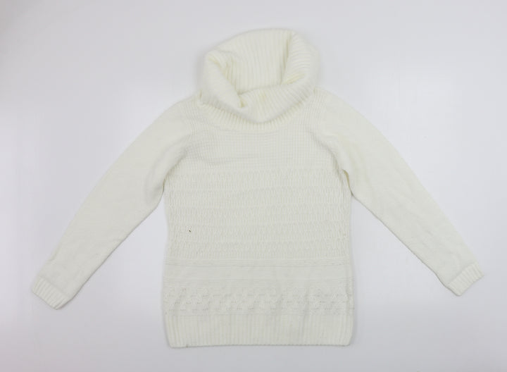 EWM Womens Ivory Pullover Jumper Size L