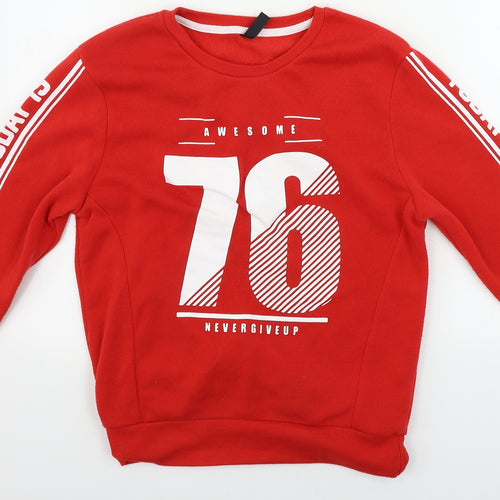 Network  Mens Red   Pullover Jumper Size S