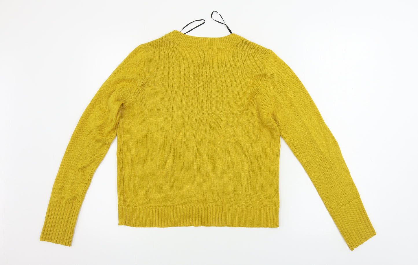 H&M  Womens Yellow   Pullover Jumper Size S