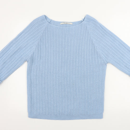 Tru Collection  Womens Blue   Pullover Jumper Size M