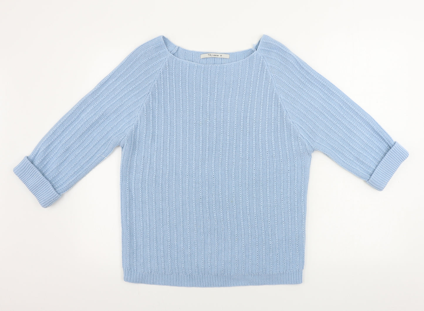 Tru Collection  Womens Blue   Pullover Jumper Size M